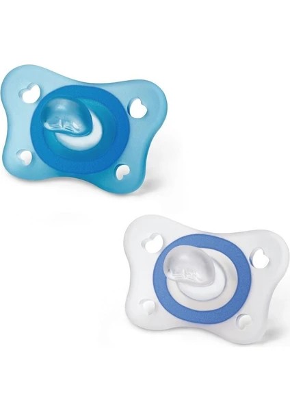 Chicco PhysioForma Mini Soft 2'li Emzik 2-6 Ay Erkek