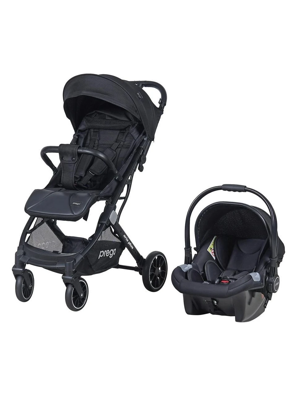 Prego 2037 Aria Plus Bebek Arabası Siyah