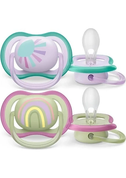 Philips Avent SCF085/59 Ultra Air Silikon Emzik 0-6 Ay Kız