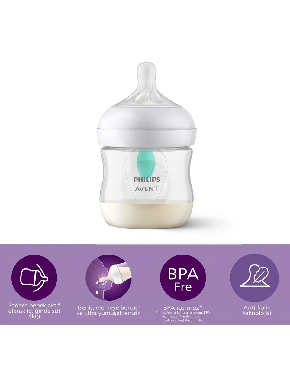 AVENT RESPONCE ANTİKOLİK BİBERON 125ML