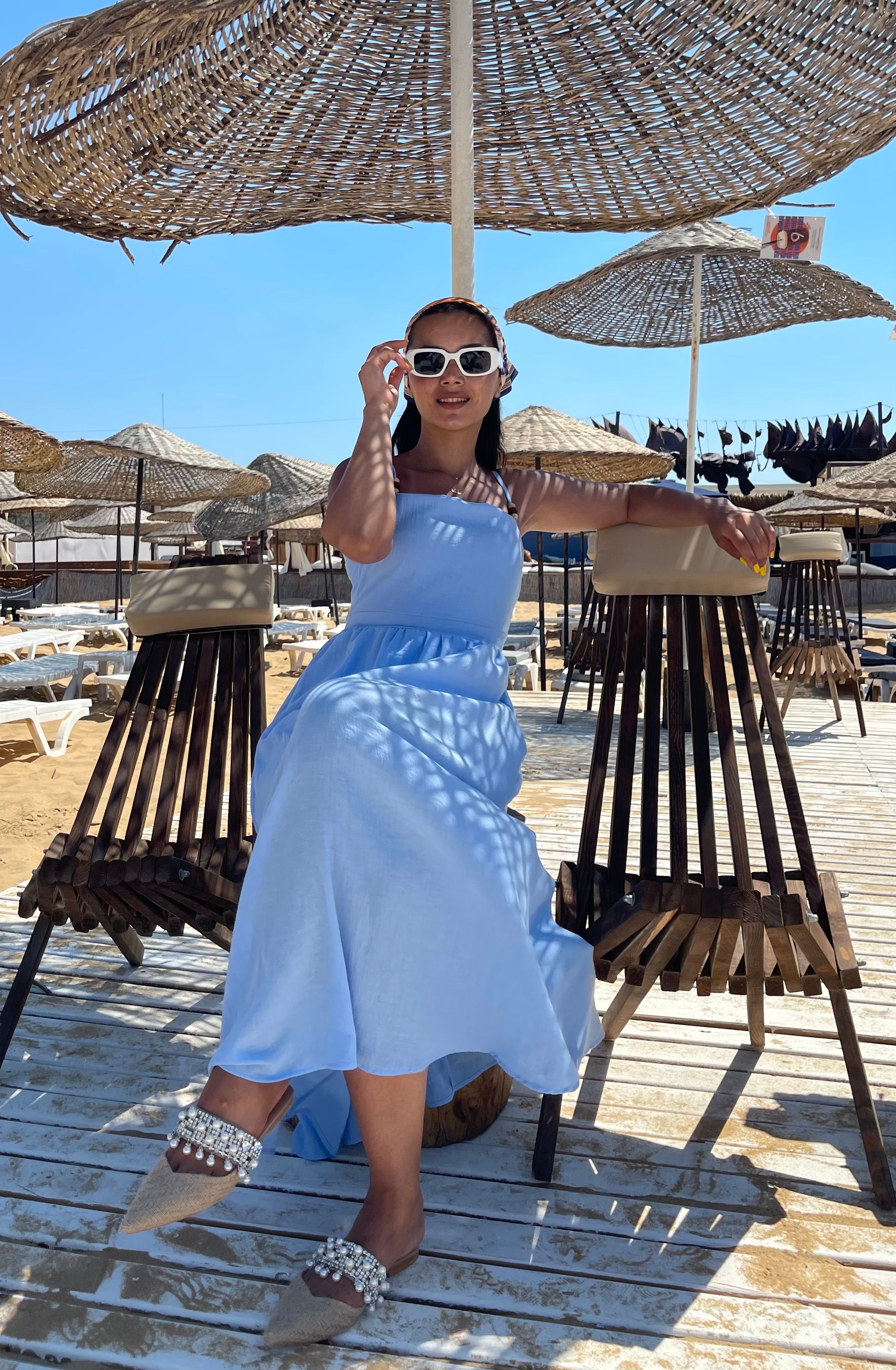 Marissa ip askılı elbise
