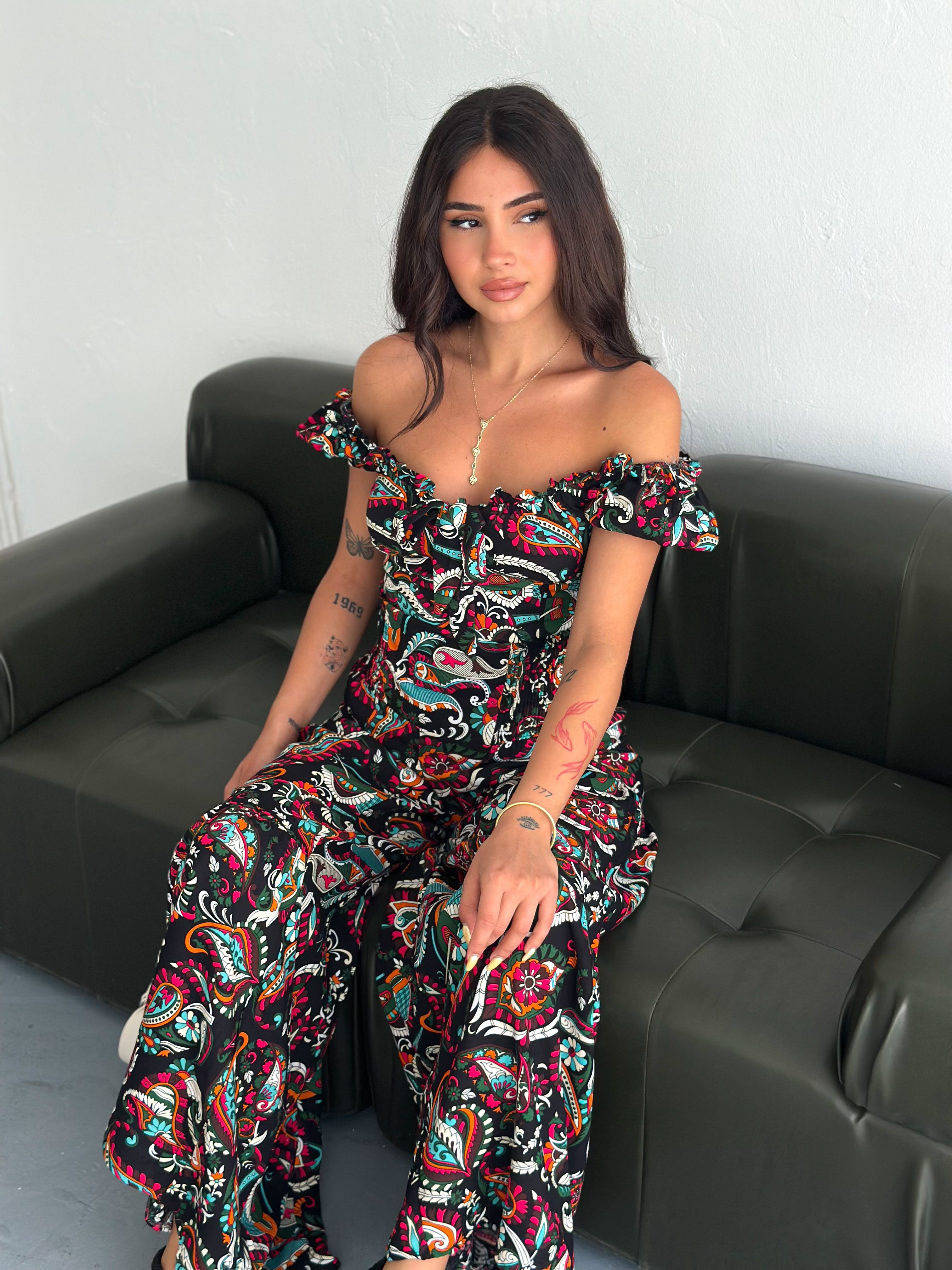 Mara Crop Pantolon Takım