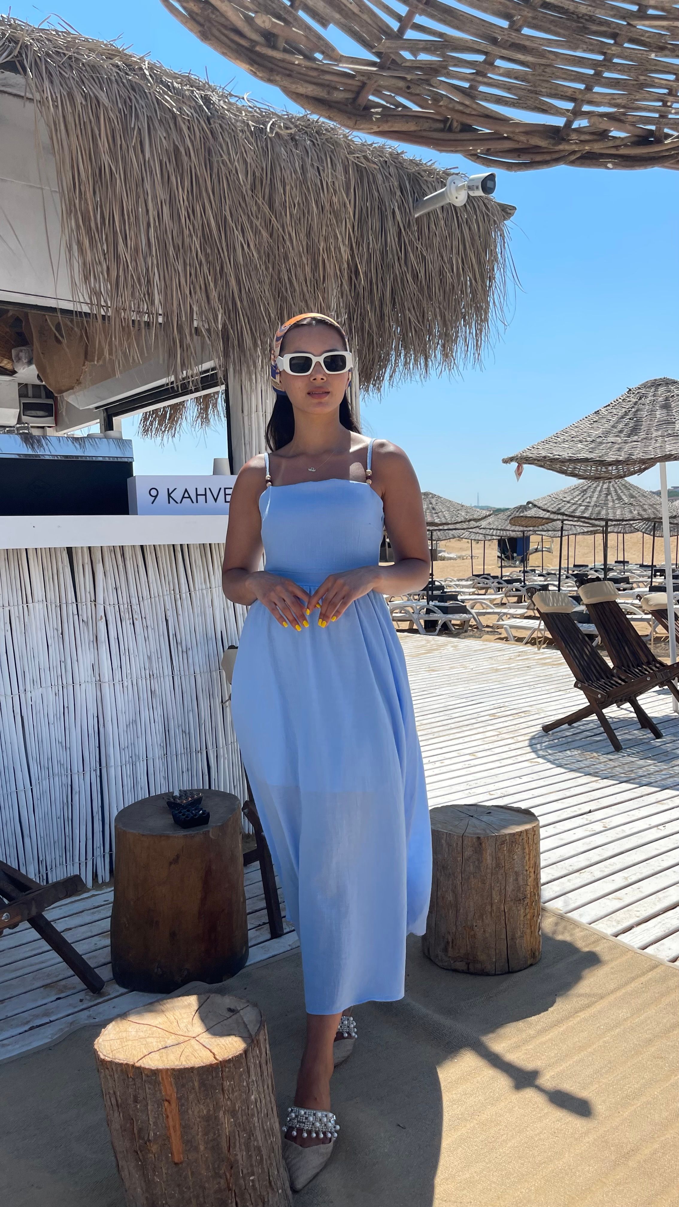 Marissa ip askılı elbise