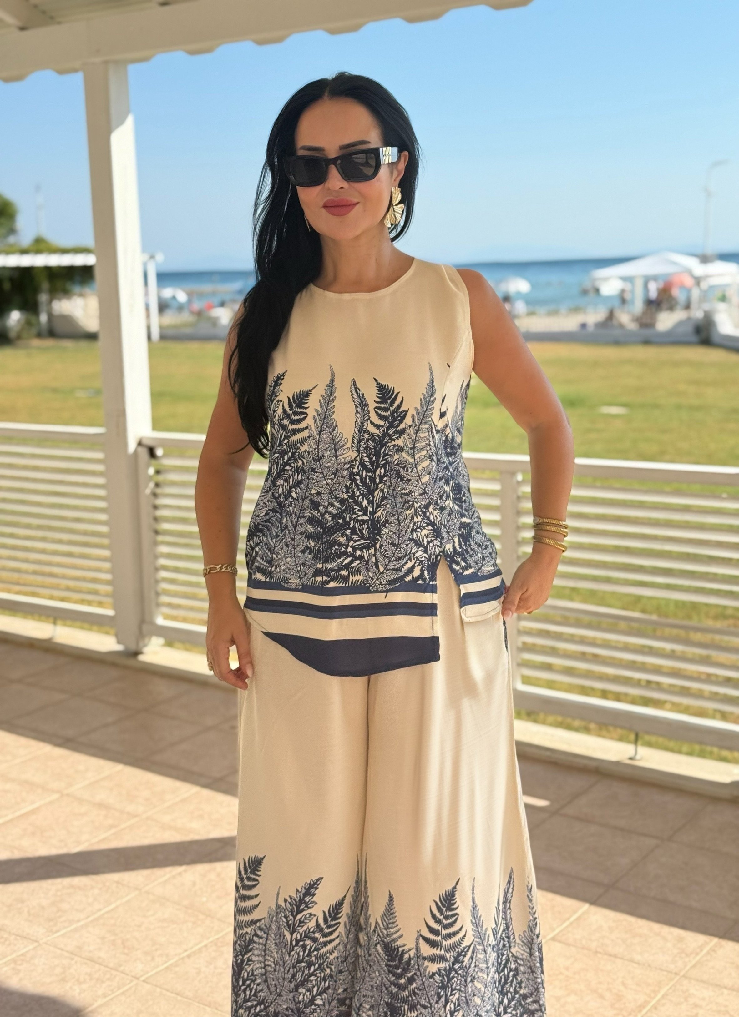 Sophia takım - desenli