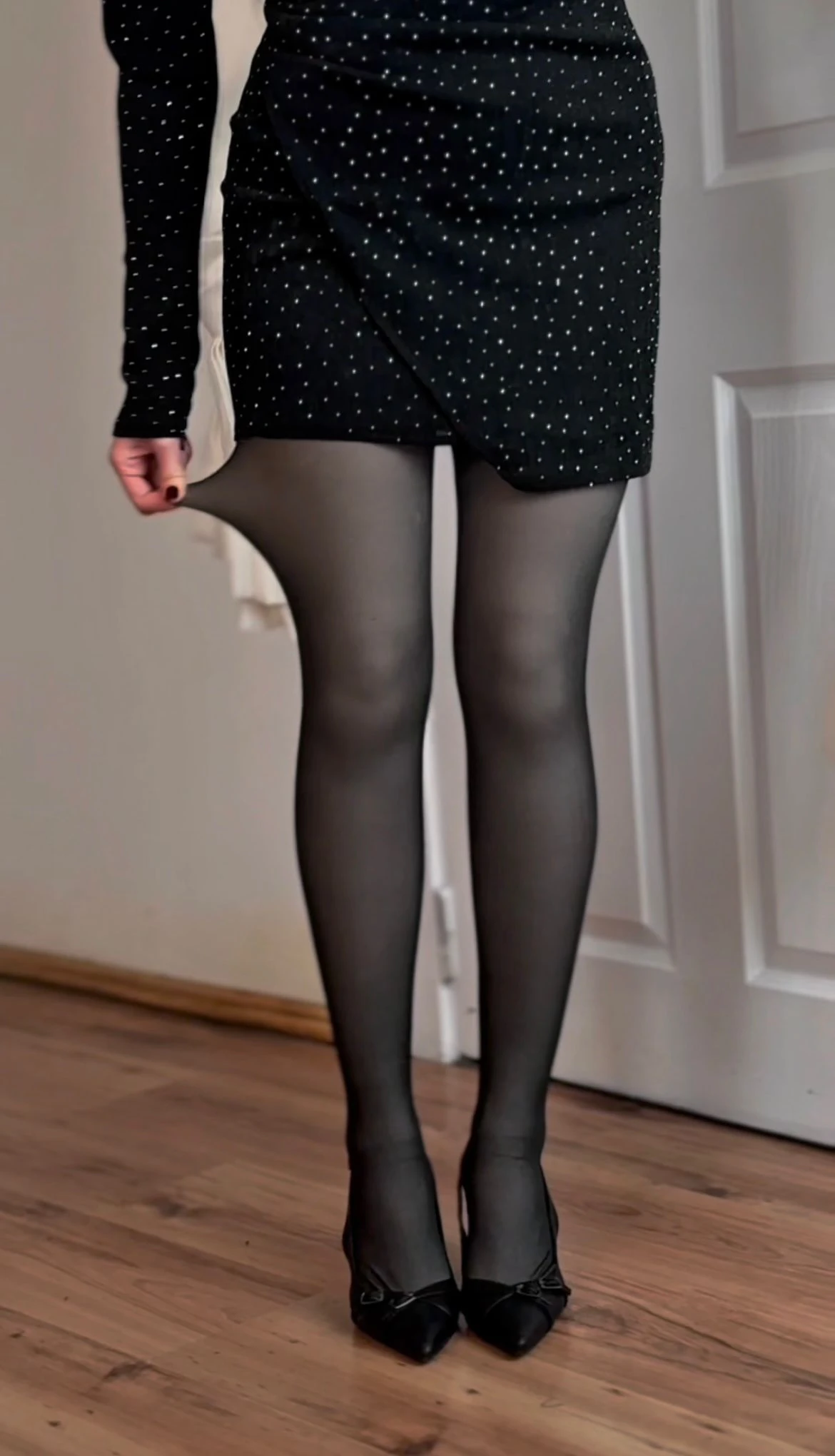 Siyah İnce Gösteren İçi Kürklü Toparlayıcı Termal Kilotlu Çorap - standart beden