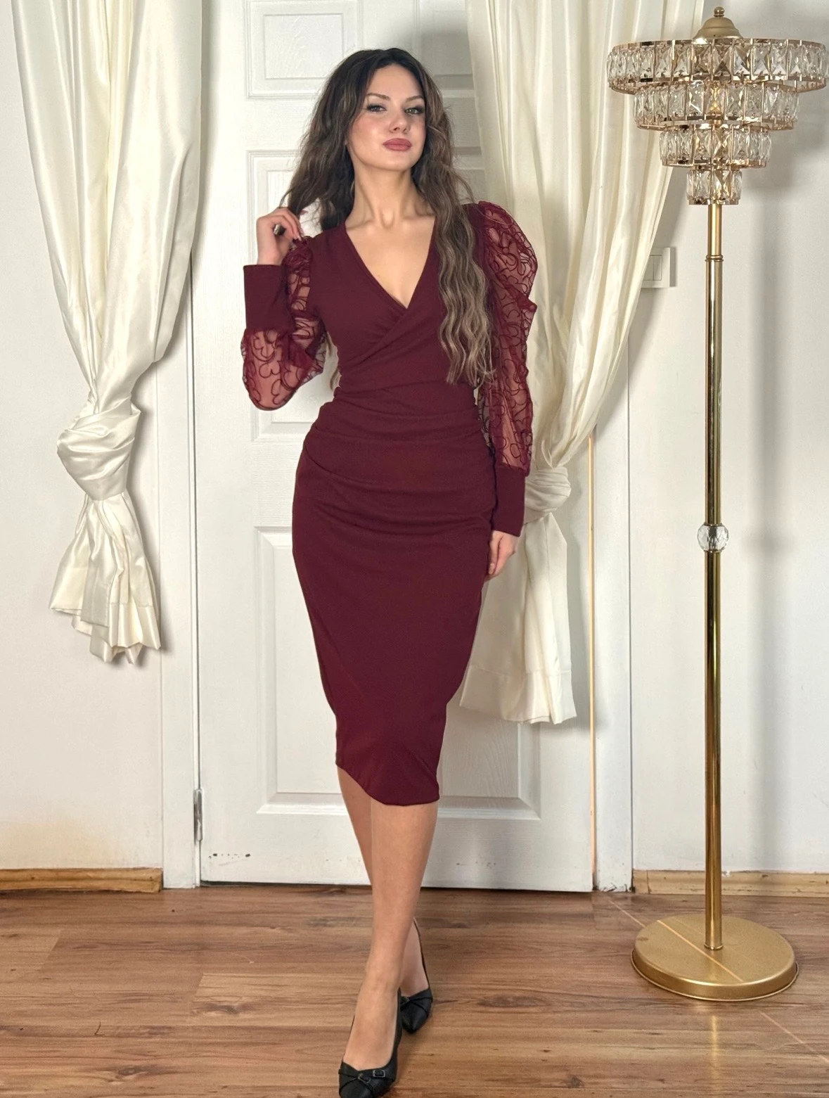 Melita Kolları Tül Elbise