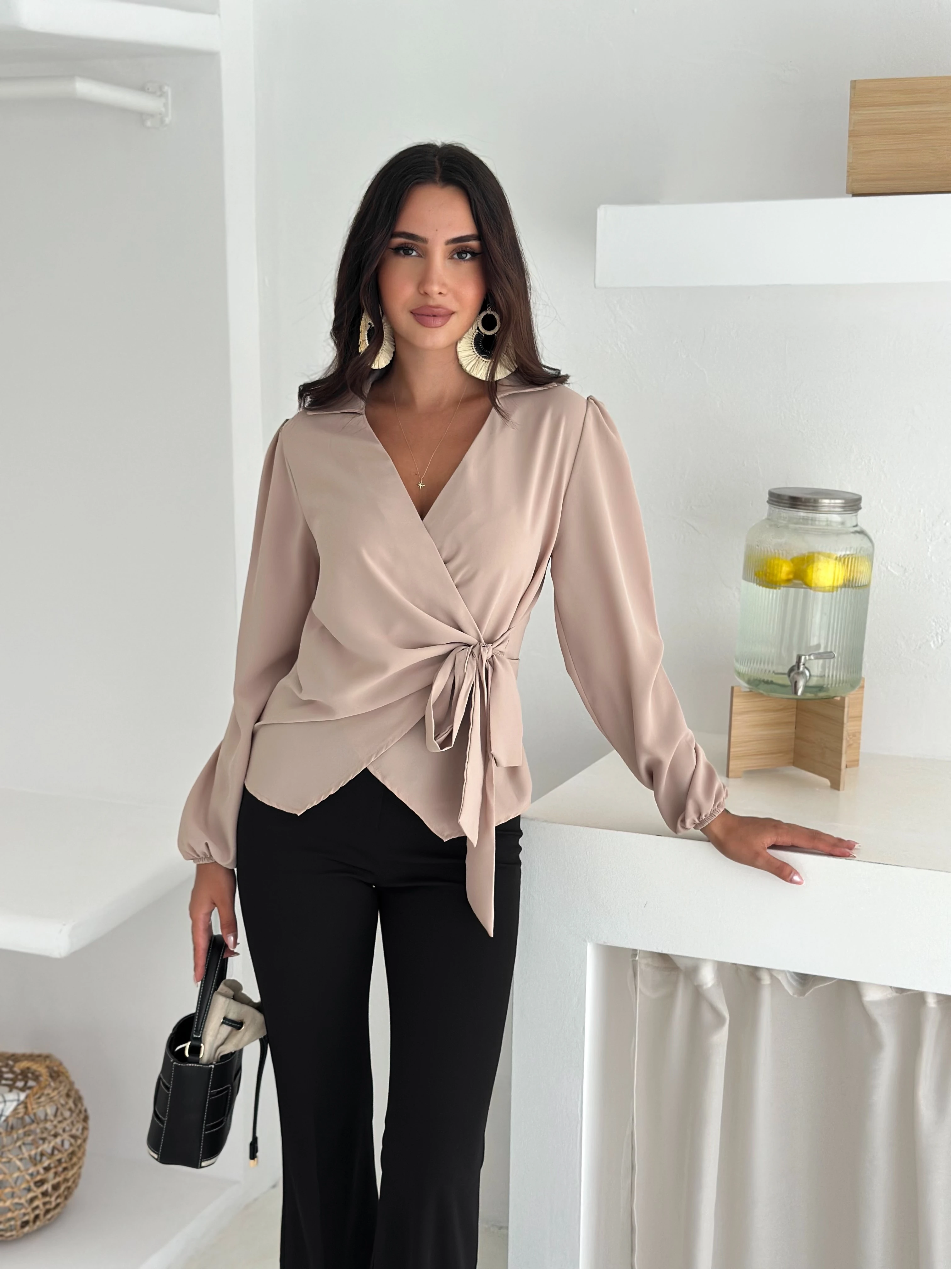 Lenora Gömlek  - vizon