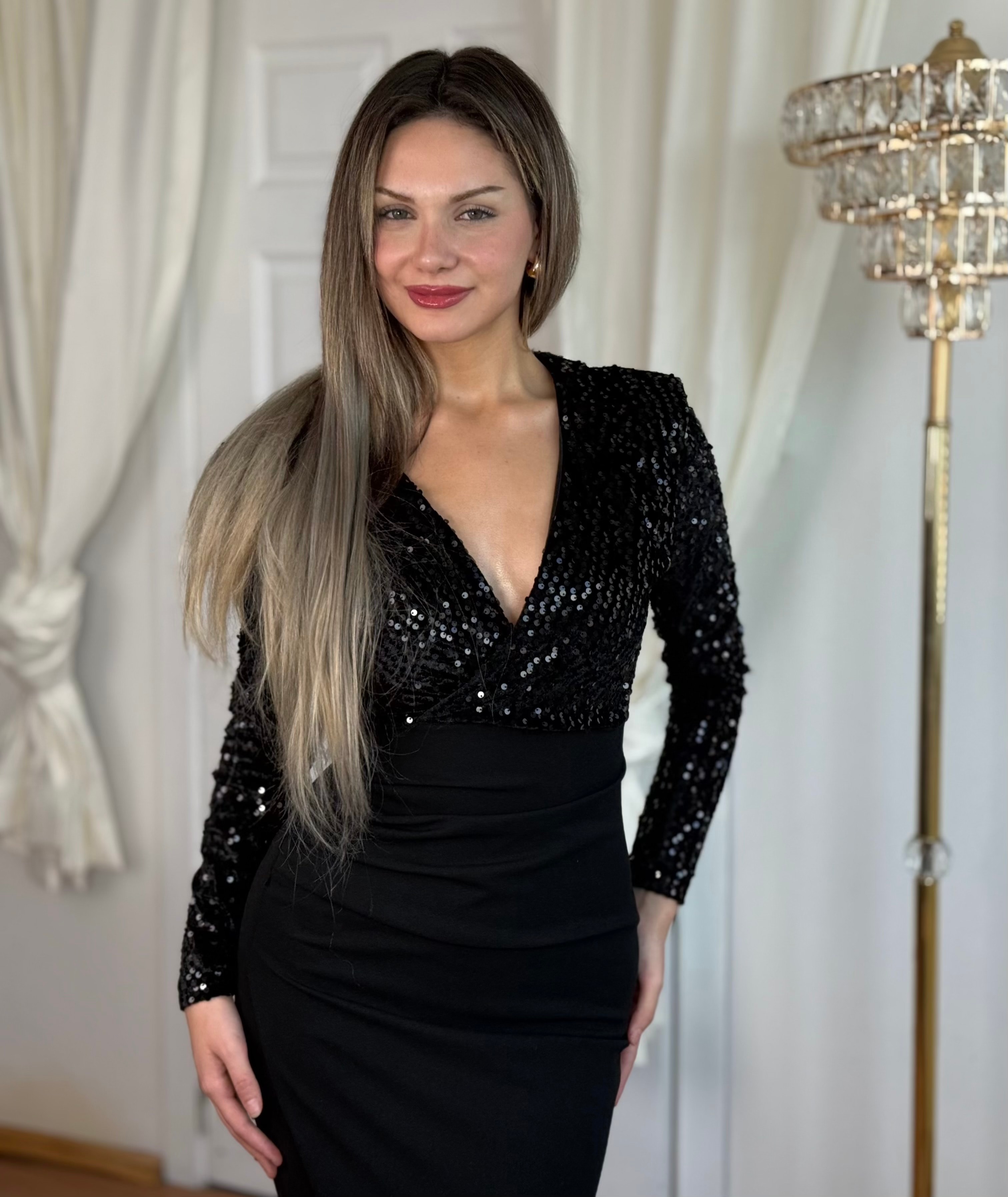 Beryy Payetli Elbise