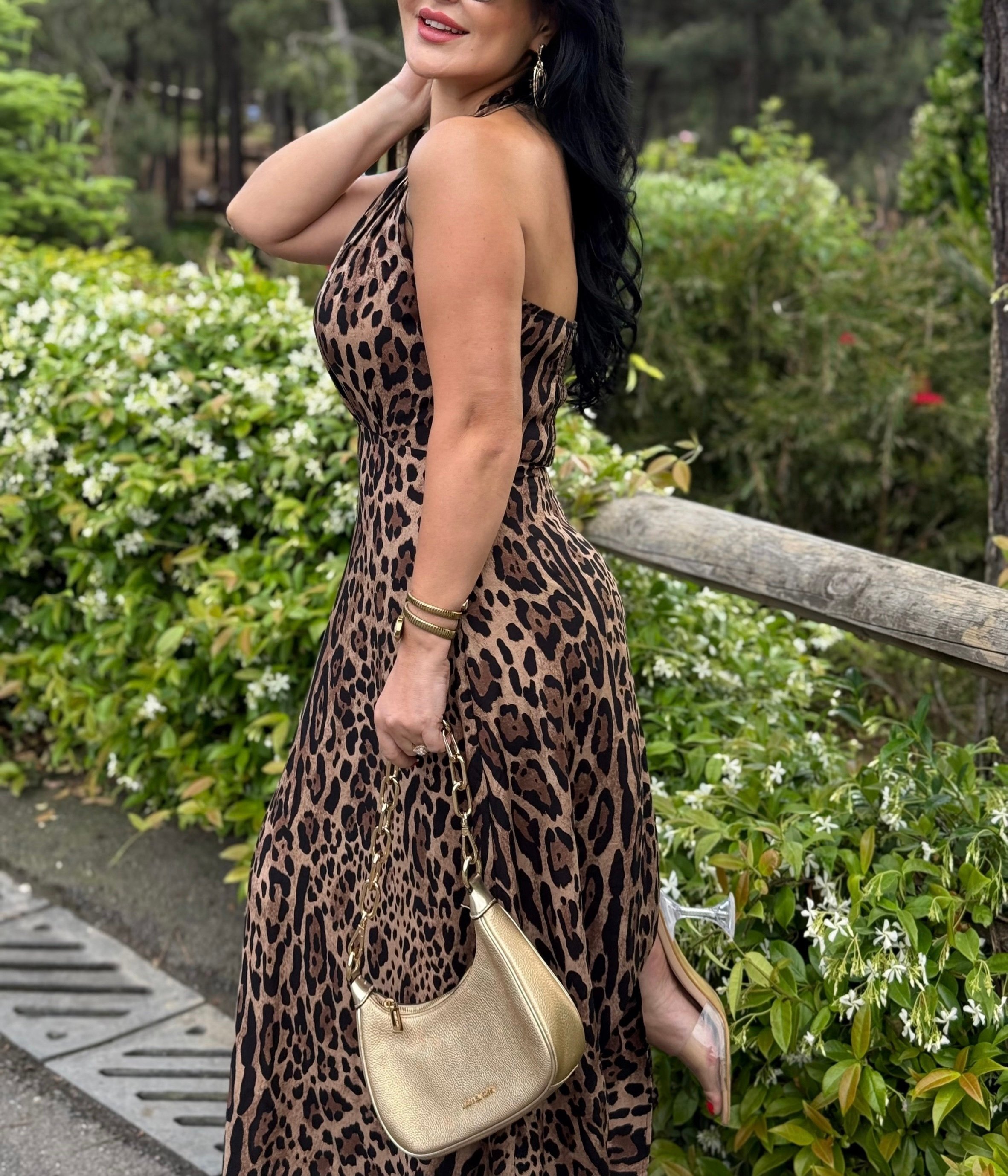Laos Leopar Elbise