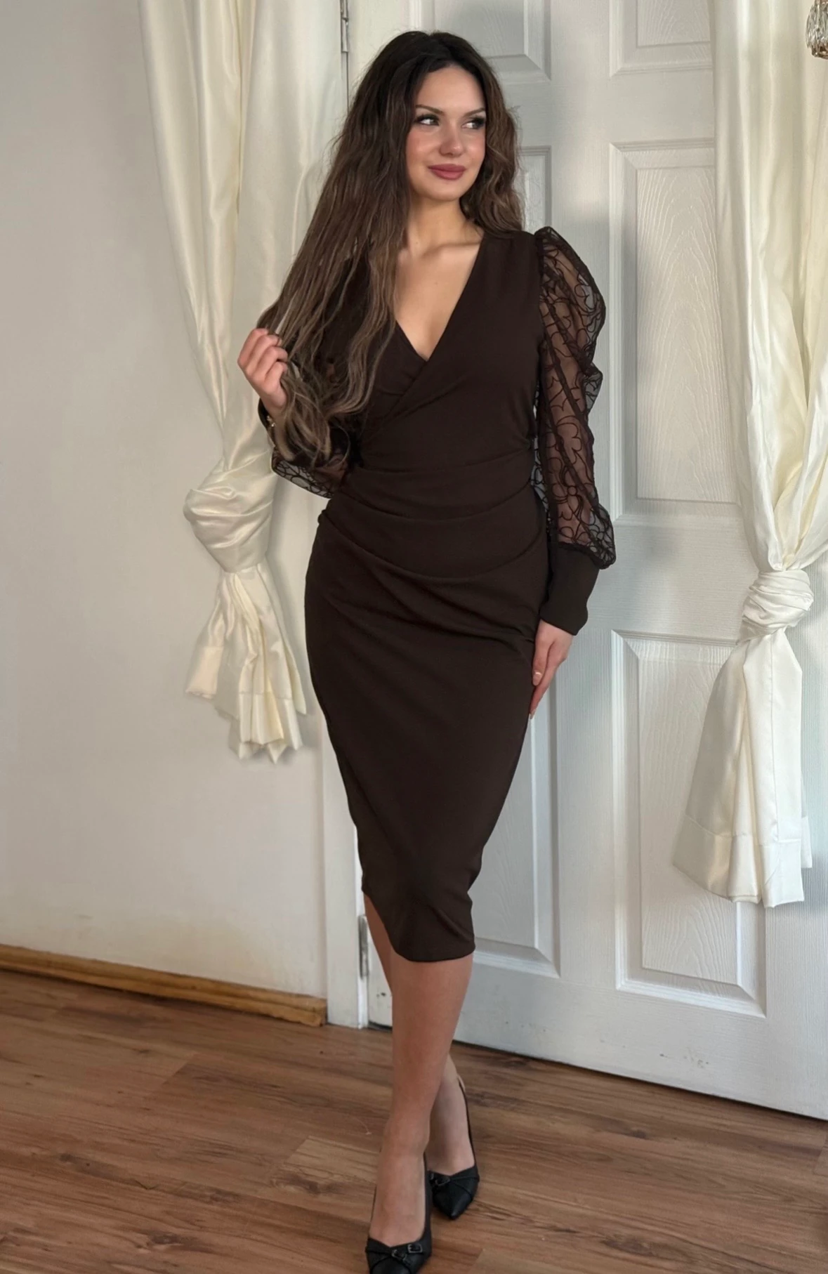 Melita Kolları Tül Elbise