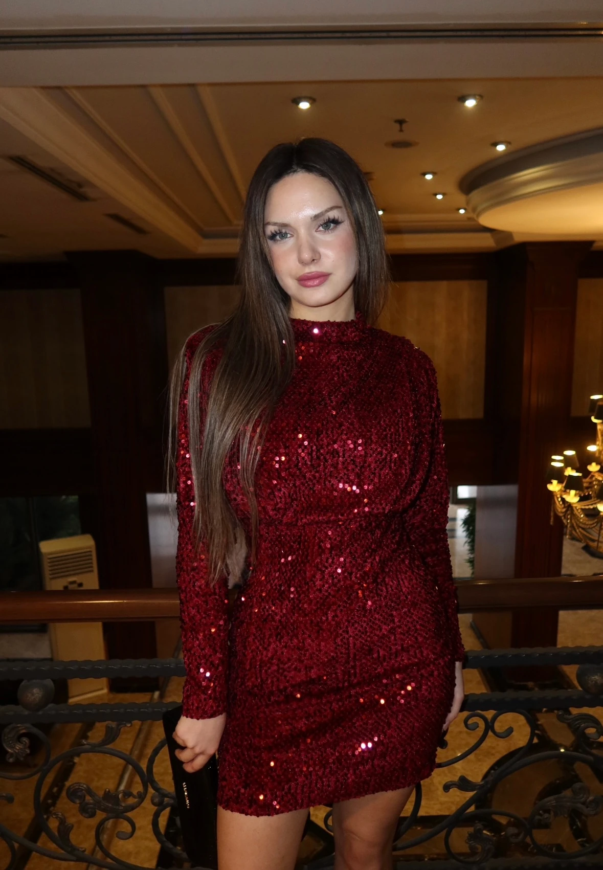 Glam Elbise - Kırmızı