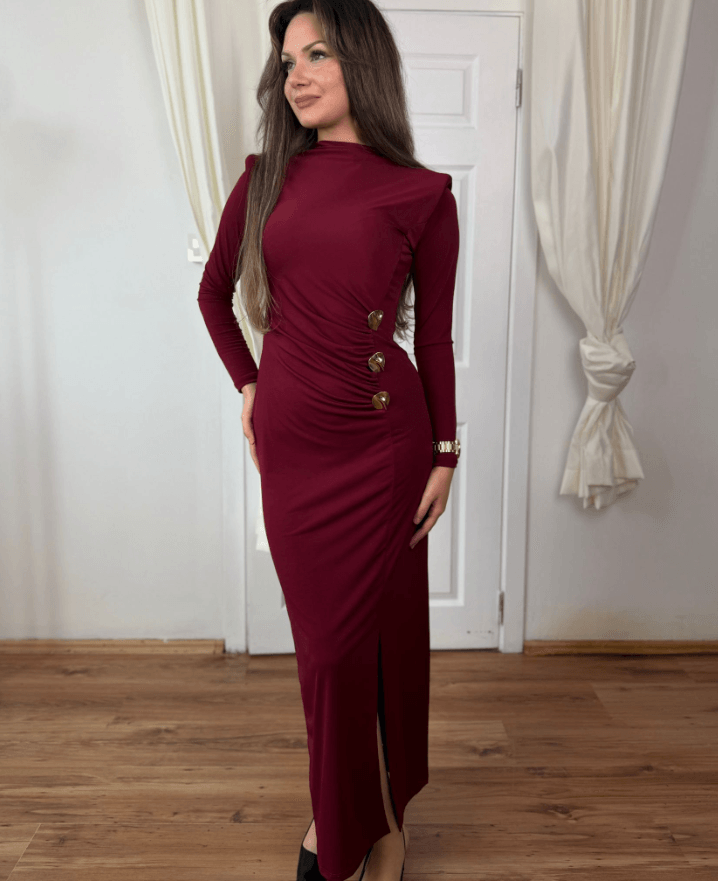 Liyana Elbise - Bordo