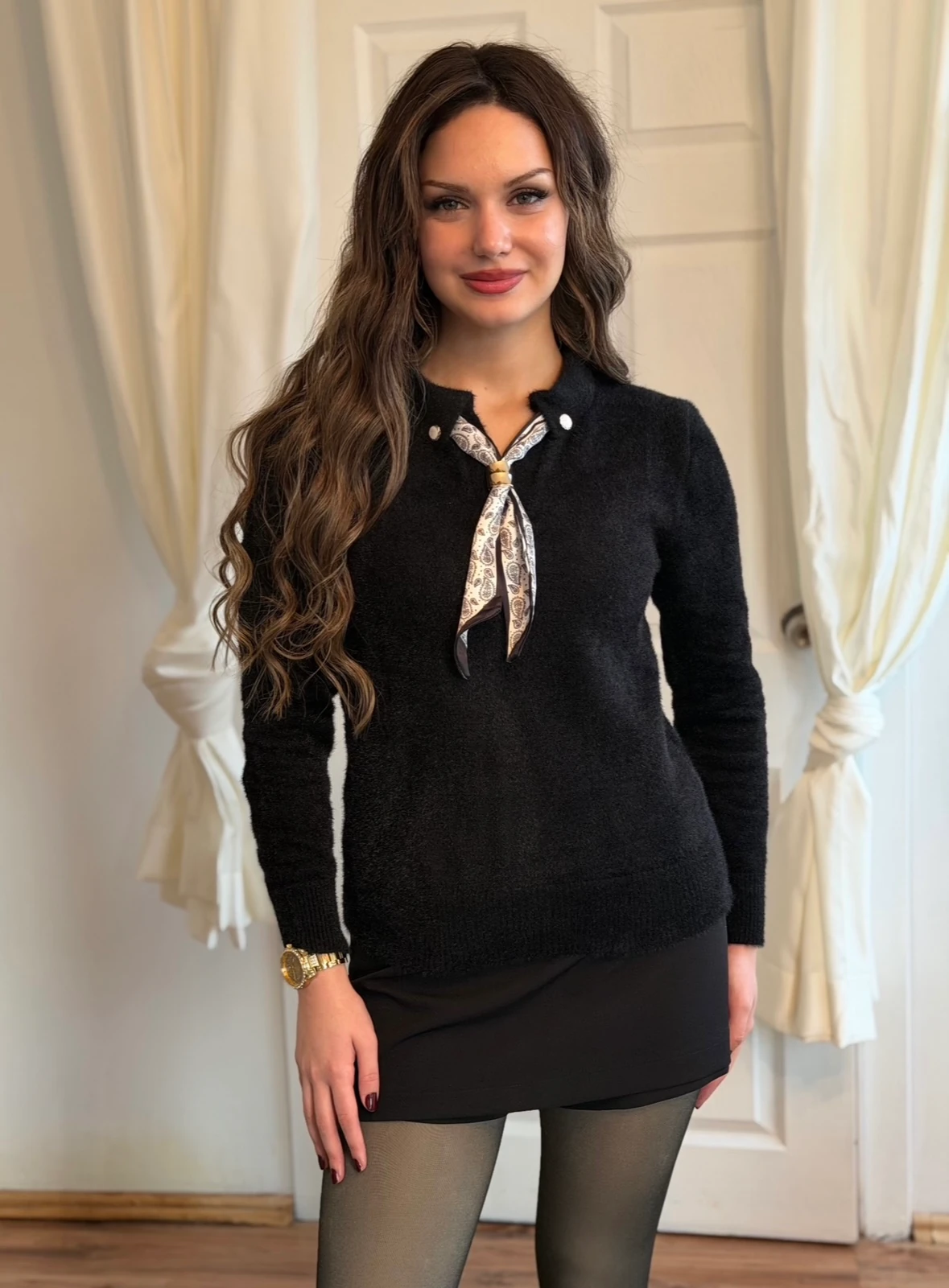 Adel Triko Kazak - Siyah