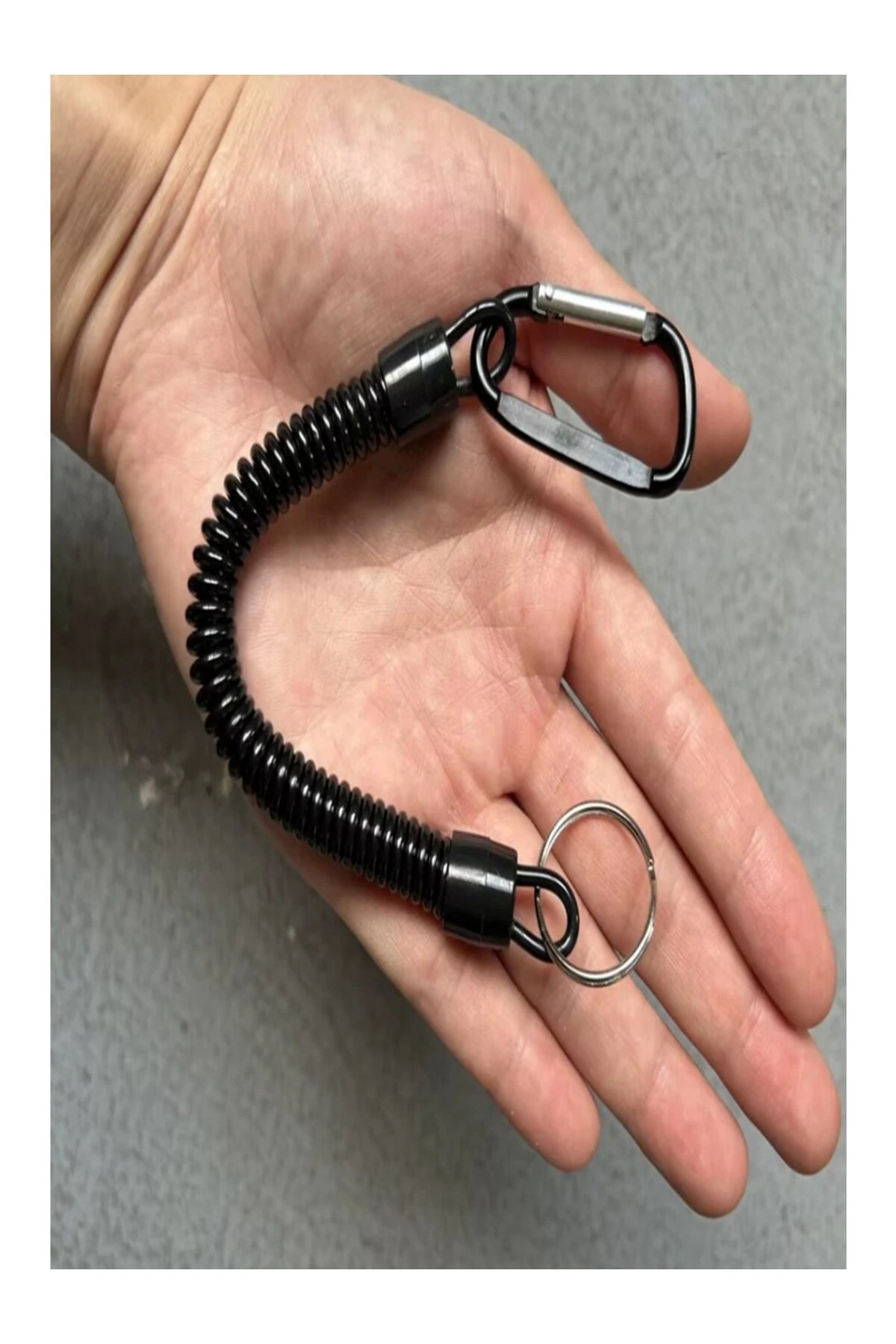 Spiral Karabinalı Holder Takım Askı Aparatı