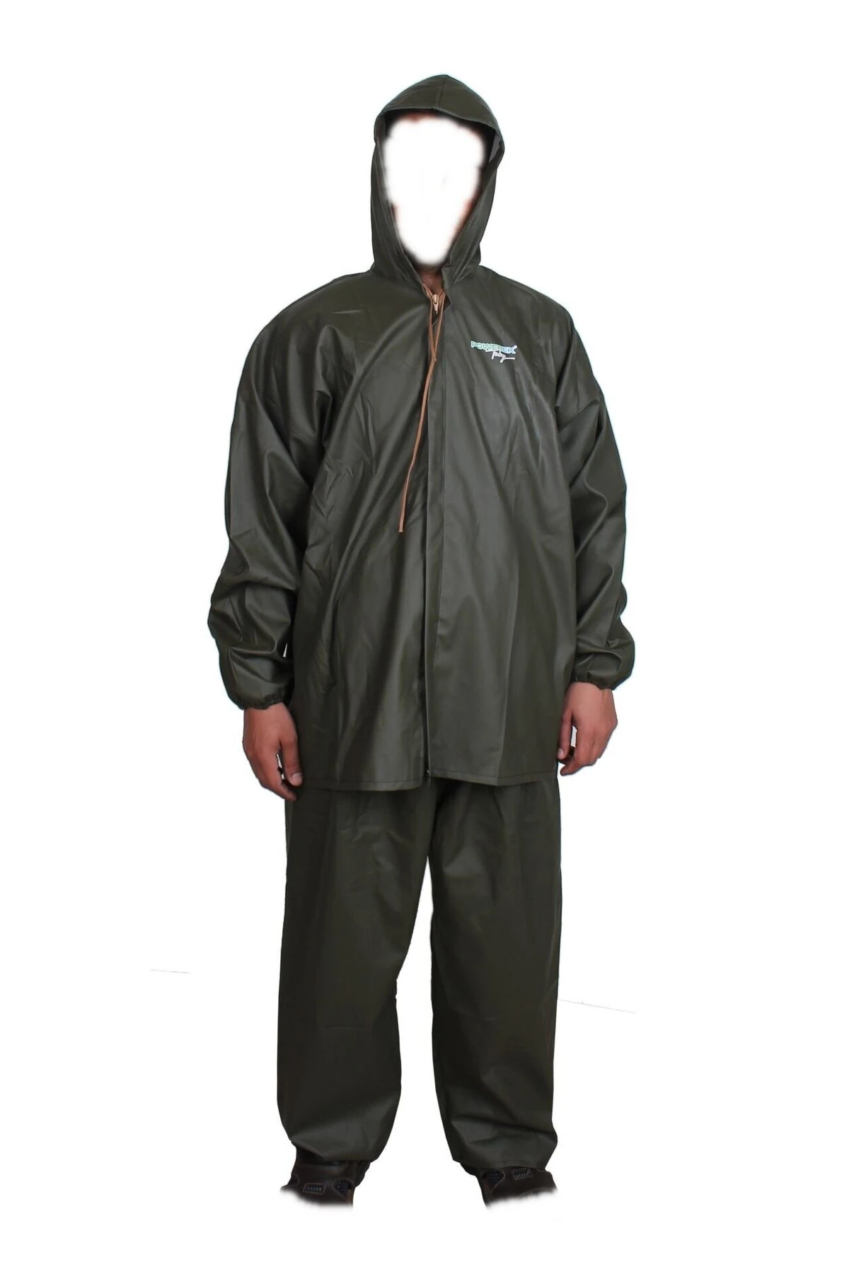 Pvc Alt Üst Takım Fermuarlı Balıkçı Yağmurluk