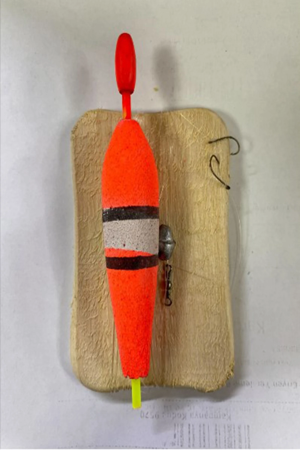 10gr. Şamandıralı Tahta Kasnaklı 2ad.4no İğneli El Oltası Takımı