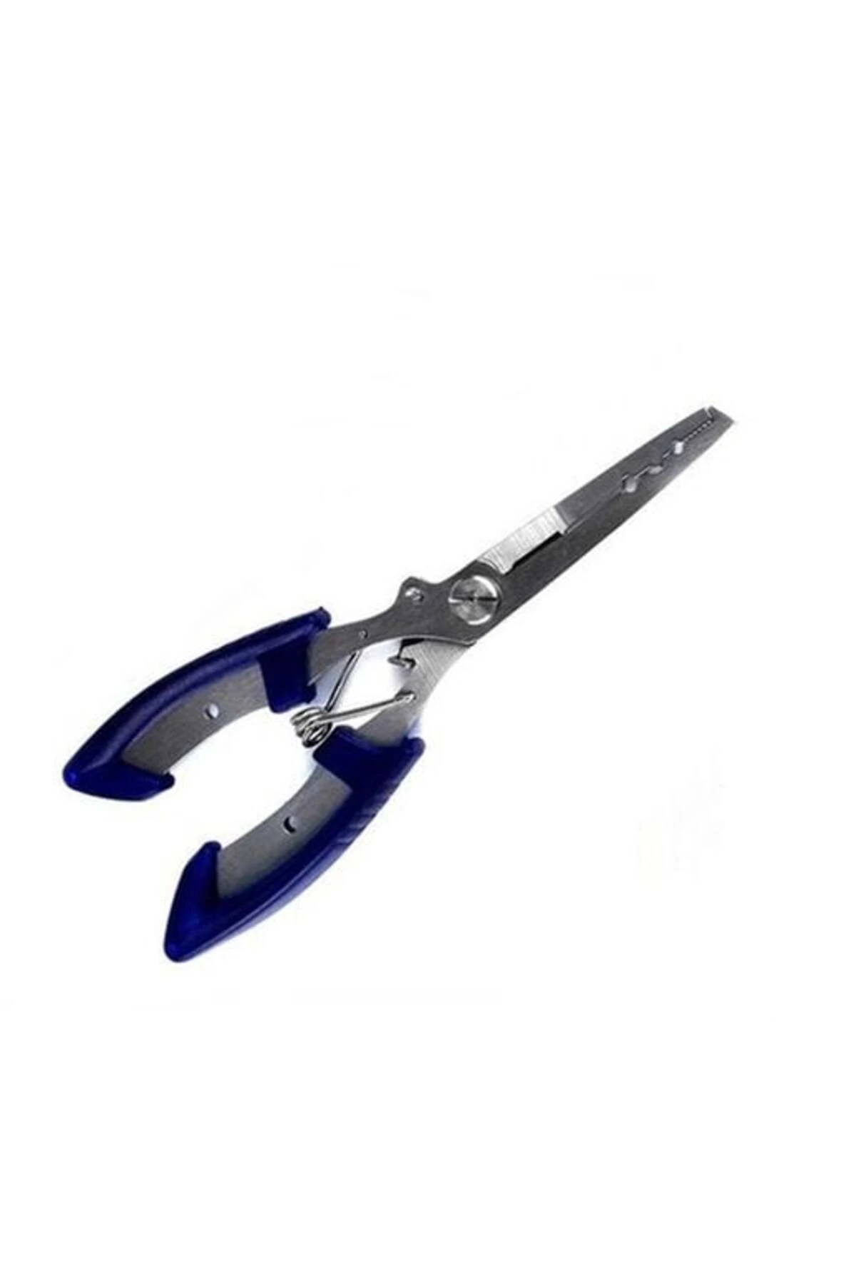 Mavi Paslanmaz Çentik Uçlu Balıkçı Jig Pensesi