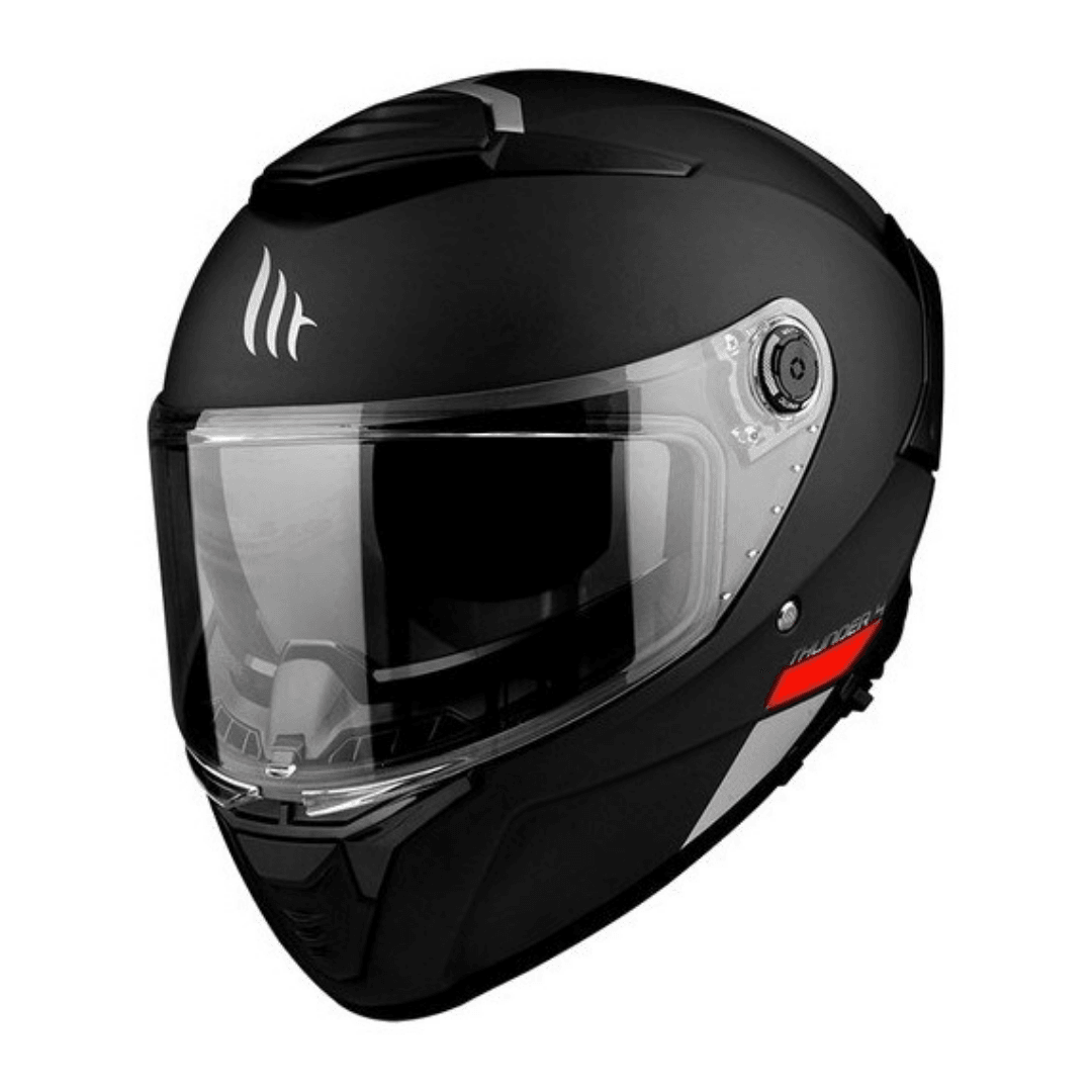 MT HELMETS THUNDER 4 SV SOLID MAT SİYAH FULLFACE MOTOSİKLET KASKI