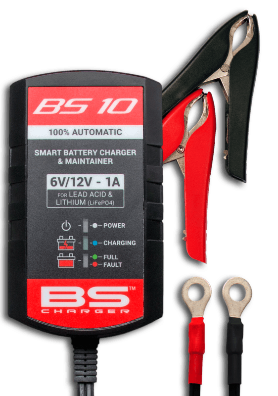 BS-10 AUTOMATIC SMART BATTERY CHARGER 12V 1A AKÜ ŞARJ CİHAZI