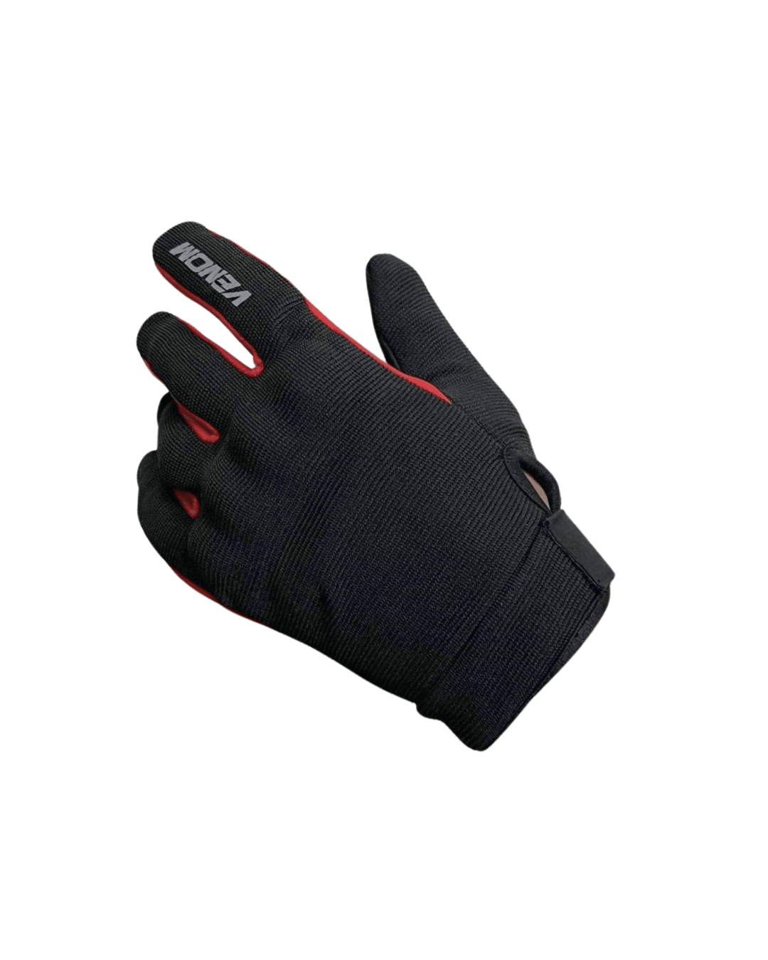 VENOM VNP 650 SİYAH/KIRMIZI YAZLIK MOTOSİKLET ELDİVENİ
