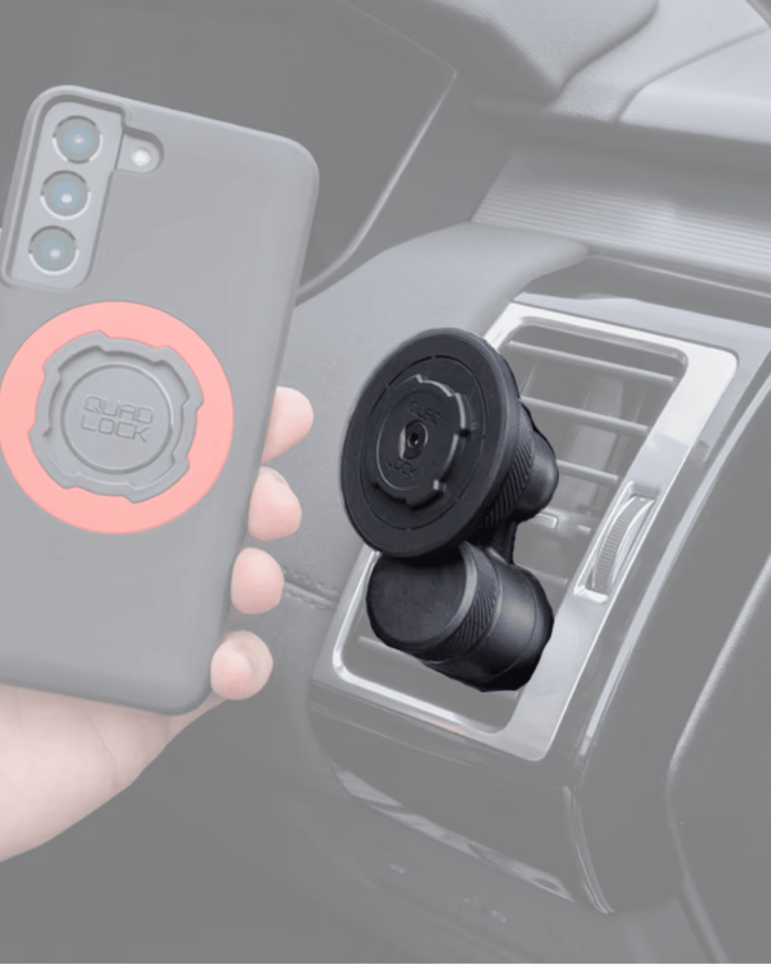 Quad Lock Araç İçi Havalandırma Bağlantılı Telefon Tutucu (Vent Mount)