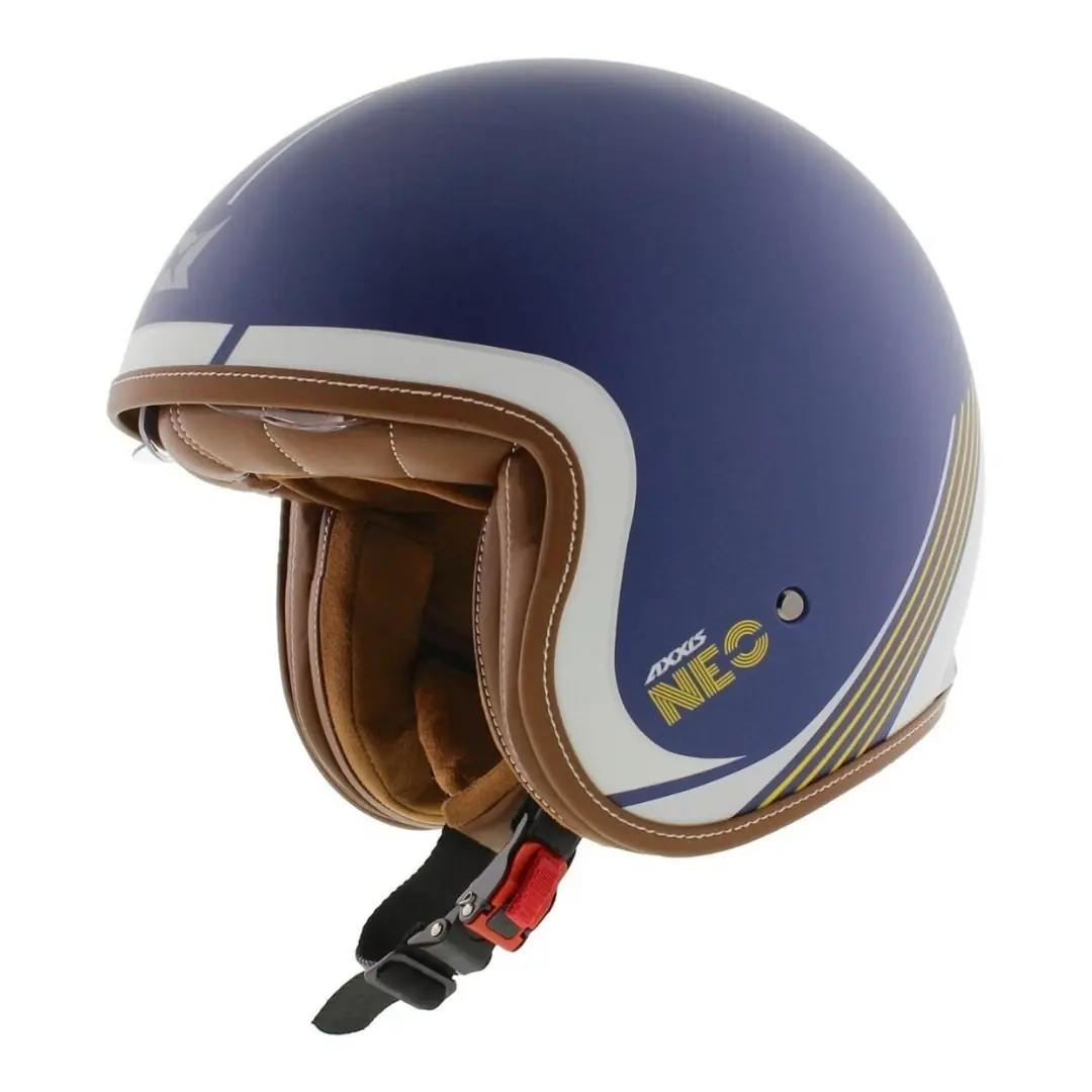 Axxis Hornet S Neo C7 Mat Blue Yarım Motosiklet Kaskı