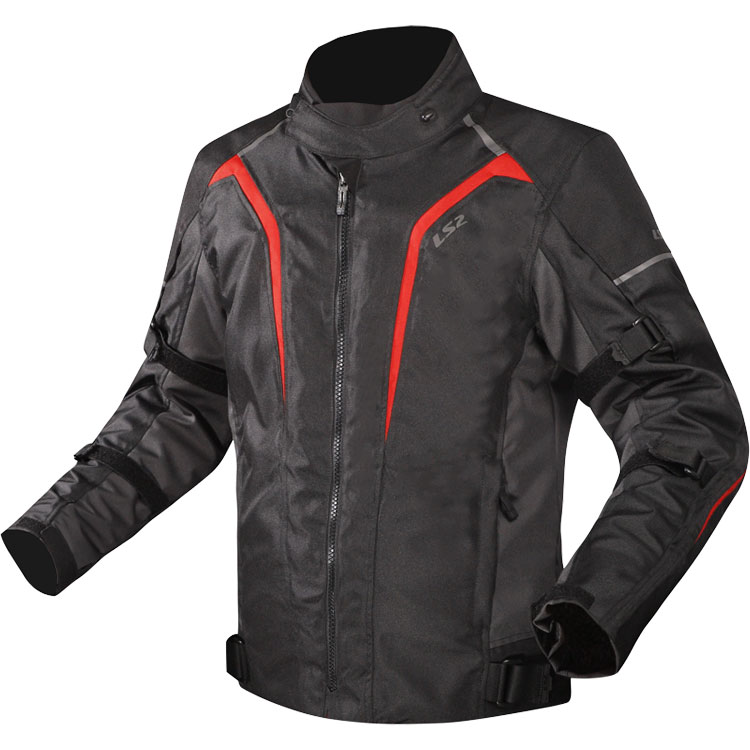 LS2 Sepang Siyah/Kırmızı 4 Mevsim Motosiklet Montu