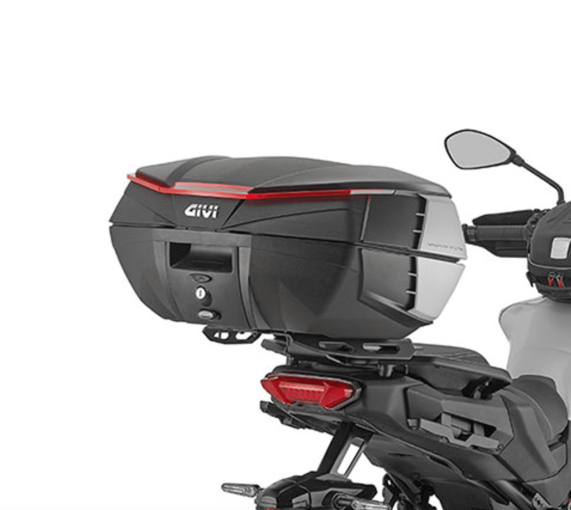 Givi V49N Air Kırmızı Reflektörlü Motosiklet Topcase Arka Çanta 