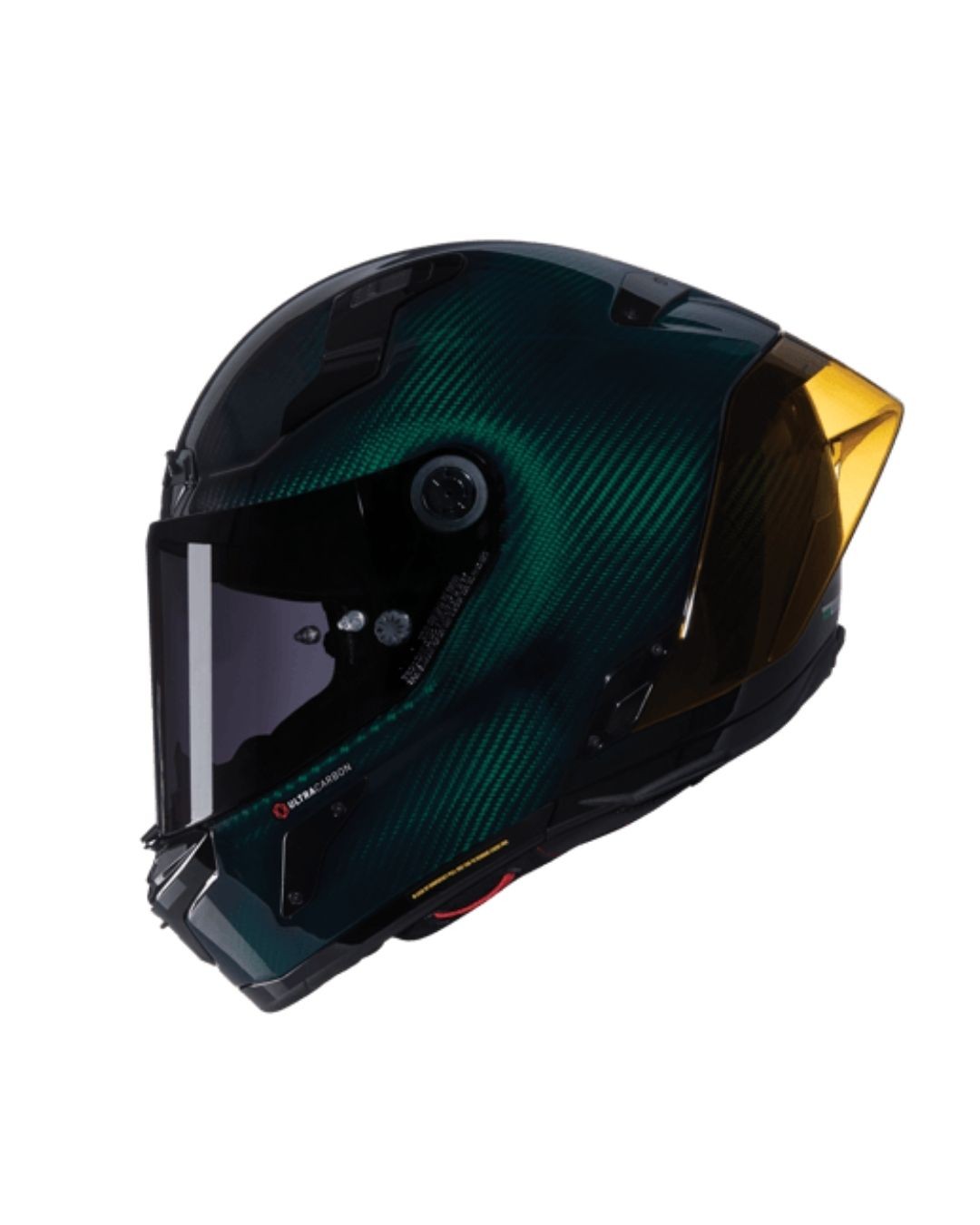 Nolan X-804 Rs Ultra Carbon Liquido 327 Yeşil Fullface Motosiklet Kaskı + Pinlock