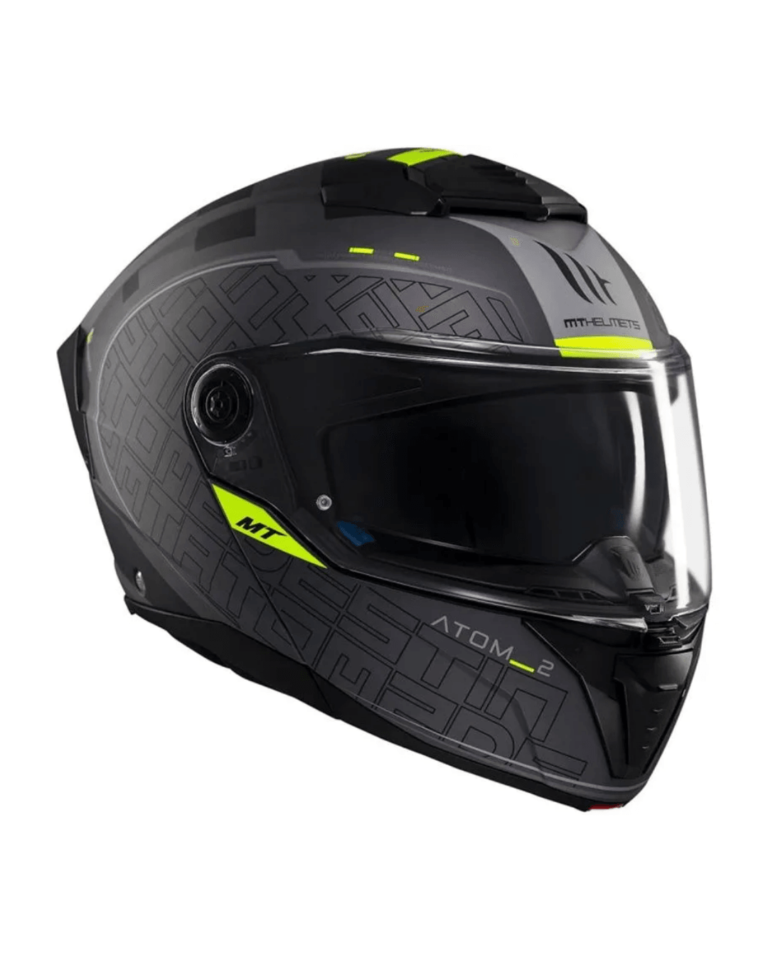 Mt Helmets Atom 2 Sv Destiniy C2 Mat Siyah Çene Açılır Motosiklet Kaskı