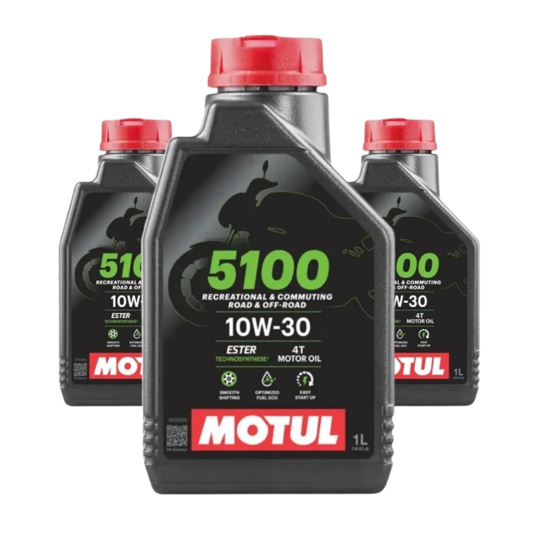 MOTUL YENİ SERİ 5100 10W30 4T MOTOR YAĞI 1 LİTRE