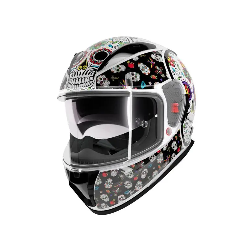SHIRO SHADOW SKULLCANDY SH-605SV FULLFACE MOTOSİKLET KASKI +