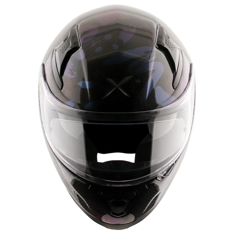 AXOR APEX GLOSSY CARBON PARLAK FULLFACE MOTOSİKLET KASKI