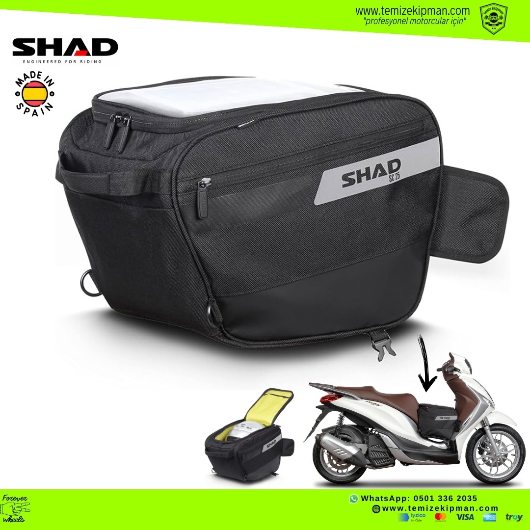 SHAD SC25 SCOOTER BAG MOTOSİKLET ORTA ÇANTA