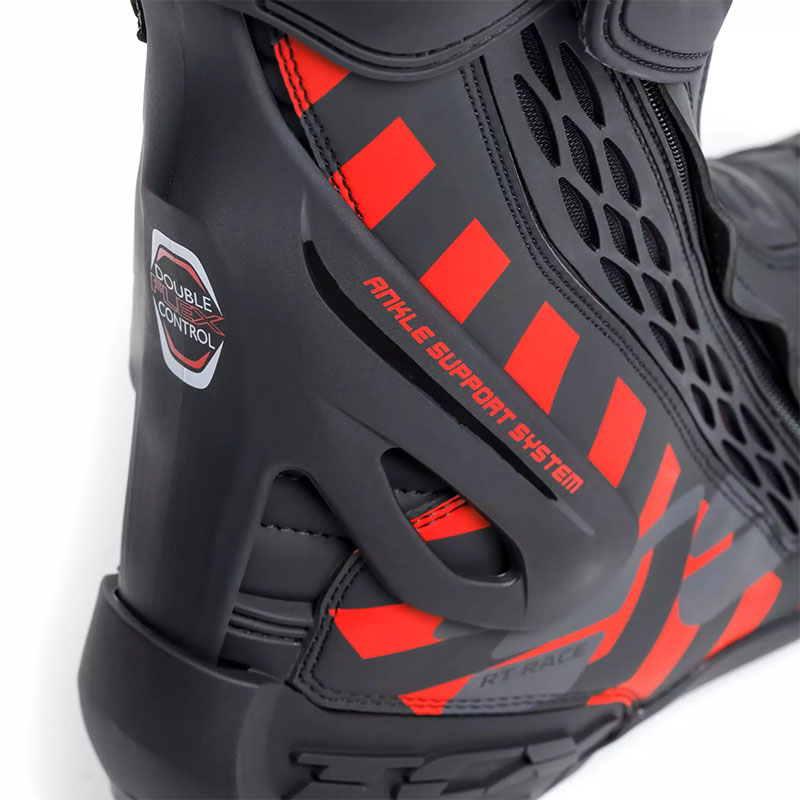 Tcx Rt-Race Siyah/Kırmızı Uzun Motosiklet Botu