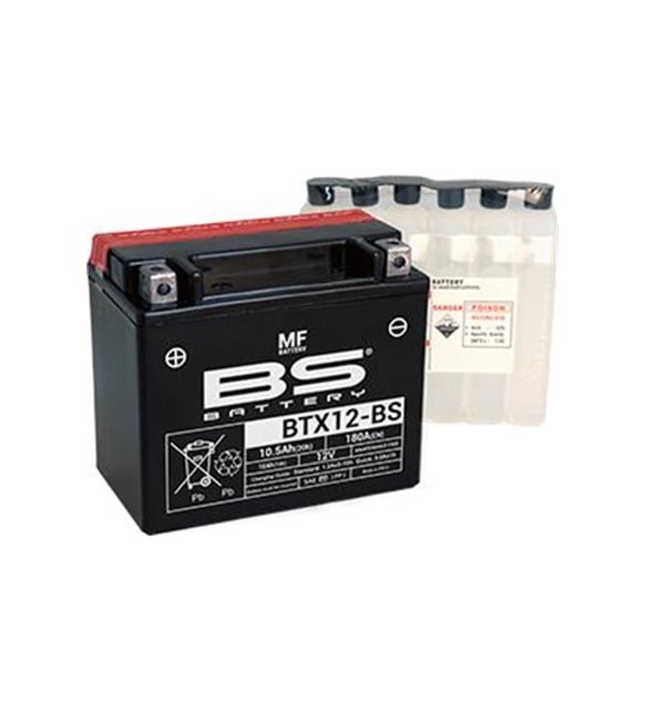 BS BATTERY MOTOSİKLET AKÜLERİ - YENİ ÜRETİM TARİHLİ - BTX12-BS