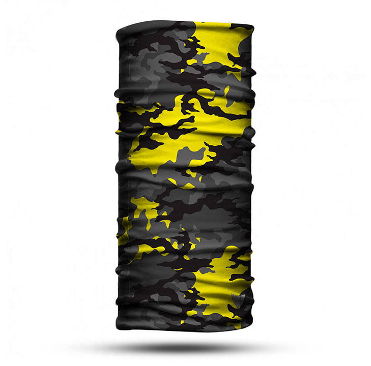 Vexo Camouflage Bandana/Buff - Sarı