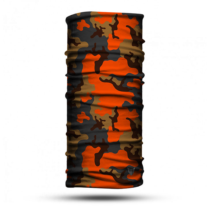 Vexo Camouflage Bandana/Buff - Turuncu