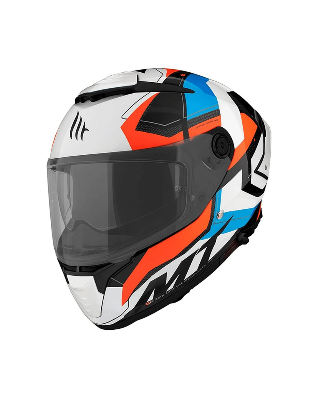Mt Helmets Thunder 4 Sv Valiant A0 Gloss Pearl White Fullface Motosiklet Kaskı