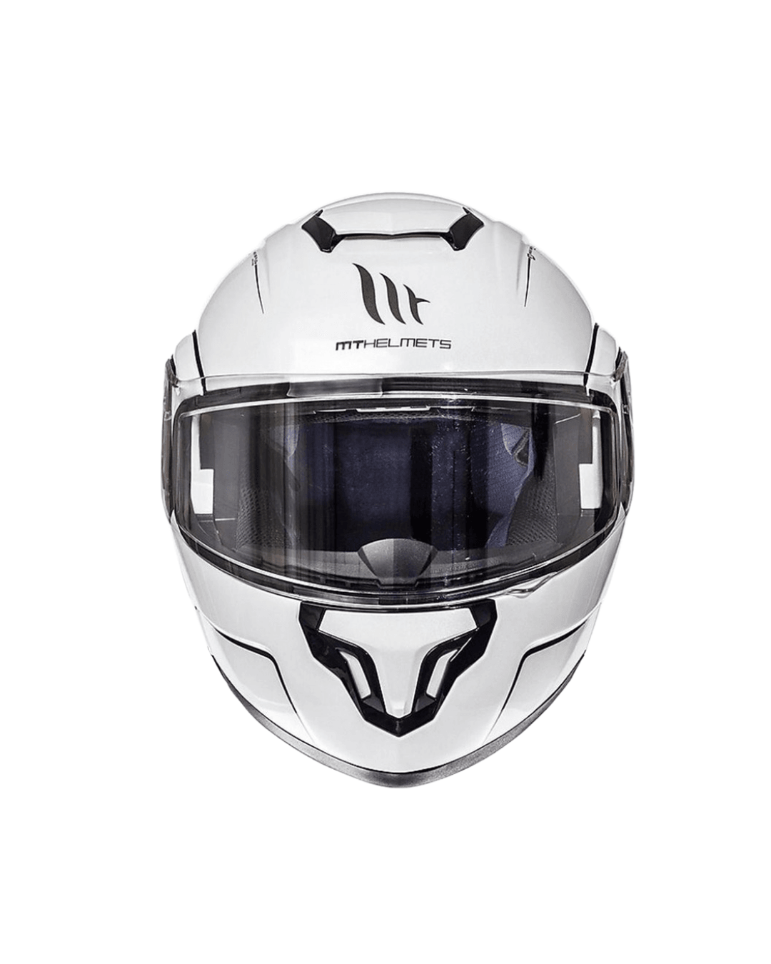 Mt Helmet Sv Atom 2 Sv Solid A0 Gloss White Çene Açılır Motosiklet Kaskı
