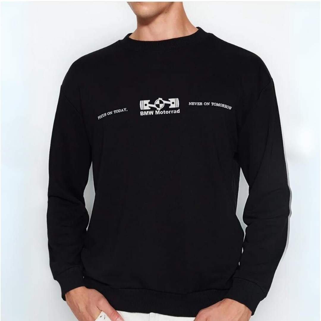 FOCUS ON TODAY BMW MOTORRAD NAKIŞLI SWEATSHIRT