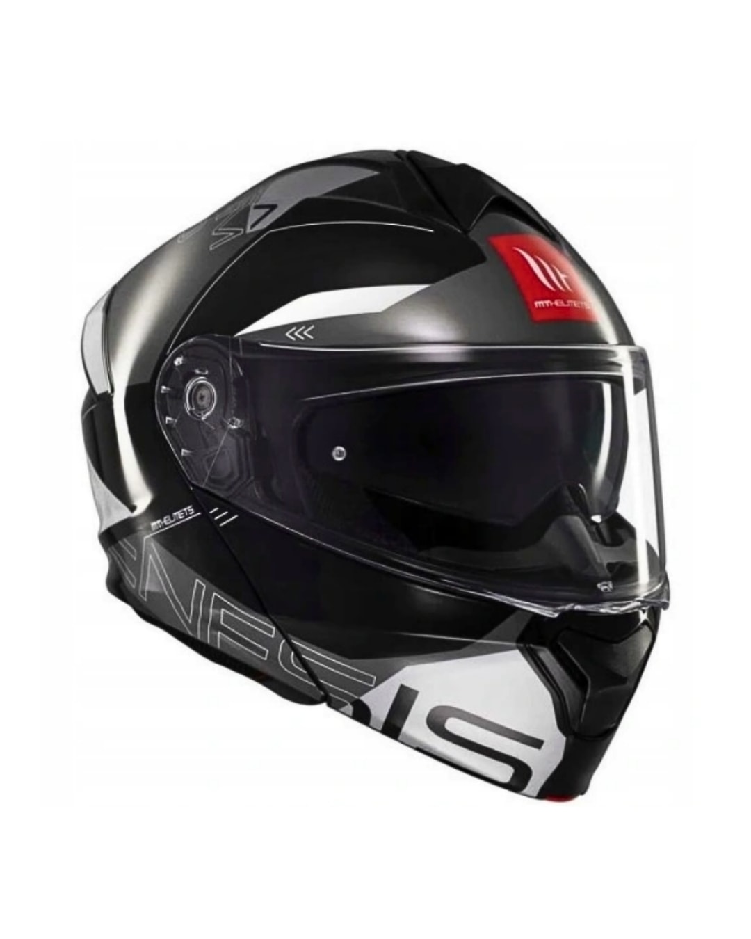 Mt Helmets Genesis Sv Atempo B2 Parlak Siyah Çene Açılır Motosiklet Kaskı