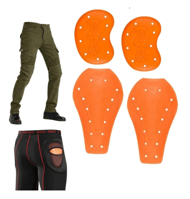 Profesyonel Pantolon Koruma Seti D3O Equivalent Protect 