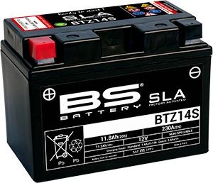 BS BATTERY MOTOSİKLET AKÜLERİ - YENİ ÜRETİM TARİHLİ - BTZ14S-SLA