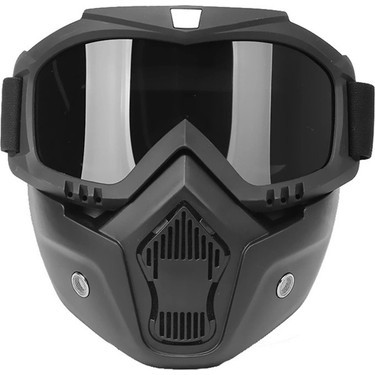 Kask Maskesi Sökülebilir Gözlük + Ağizlik