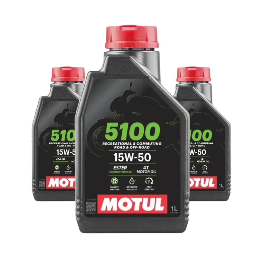 MOTUL YENİ SERİ 5100 15W50 4T MOTOR YAĞI 1 LİTRE