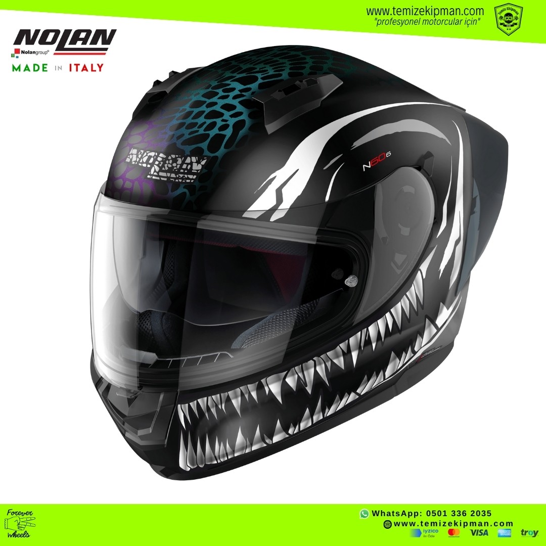 NOLAN N60.6 SPORT RAVENOUS 028 FULLFACE MOTOSİKLET KASKI + PINLOCK