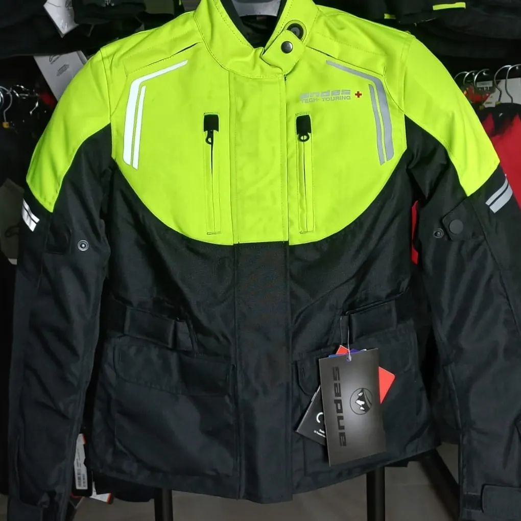 ANDES CONCORDE V2 WATERPROOF FLUO WOMEN'S MOTORCYCLE JACKET