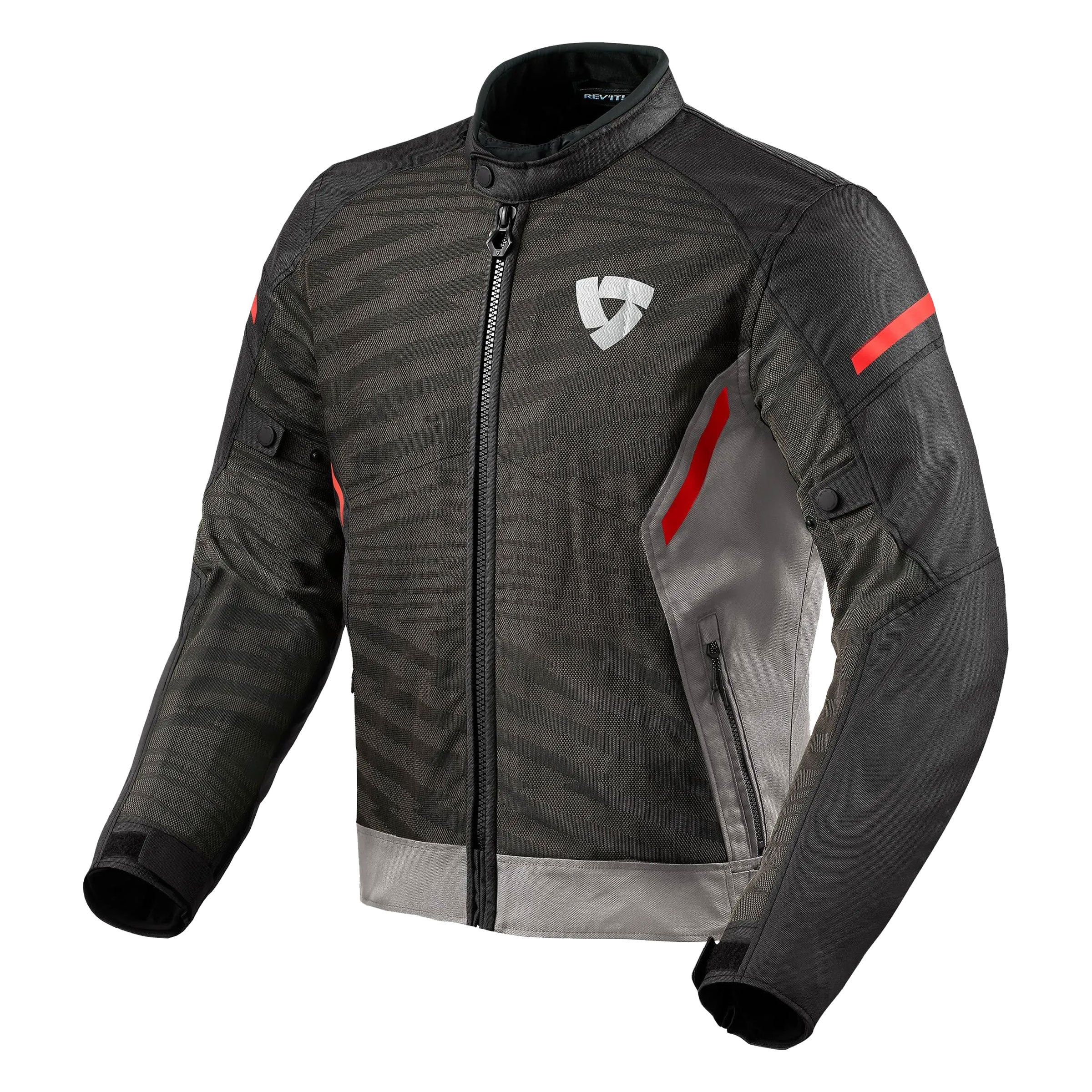 Revit Torque 2 H2O Gri/Kırmızı 4 Mevsim Motosiklet Montu