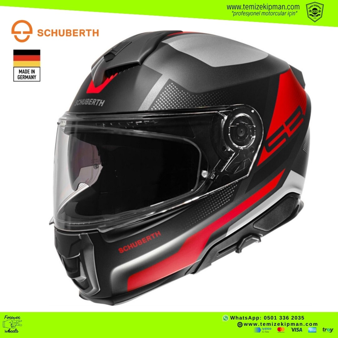 SCHUBERTH S3 DAYTONA ANTHRACITE FULLFACE MOTOSİKLET KASKI + PINLOCK